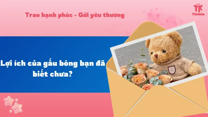 Lợi ích của gấu bông bạn đã biết chưa