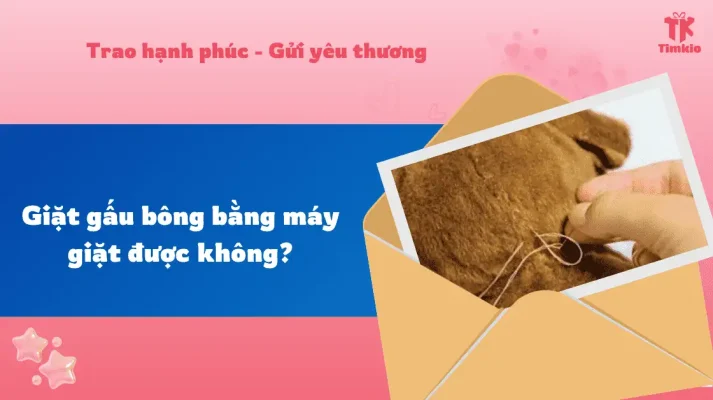 Cách vá gấu bông chi tiết