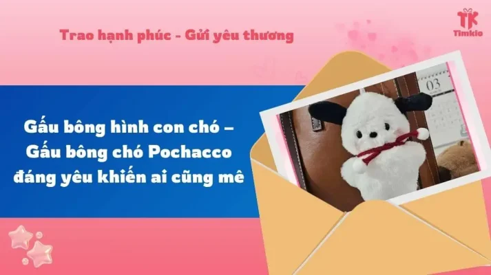 gấu bông hình con chó